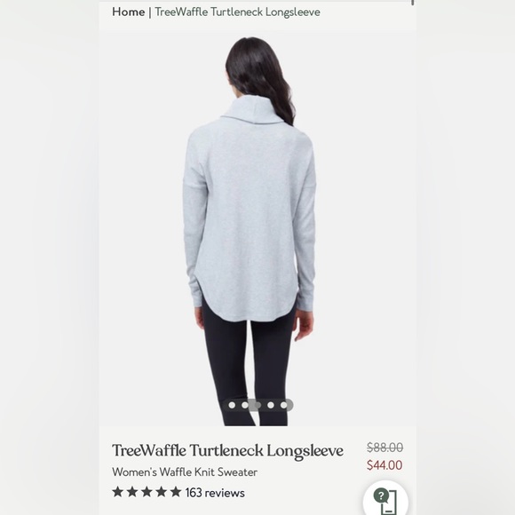 Tentree TreeWaffle Turtleneck Longsleeve - Picture 2 of 6